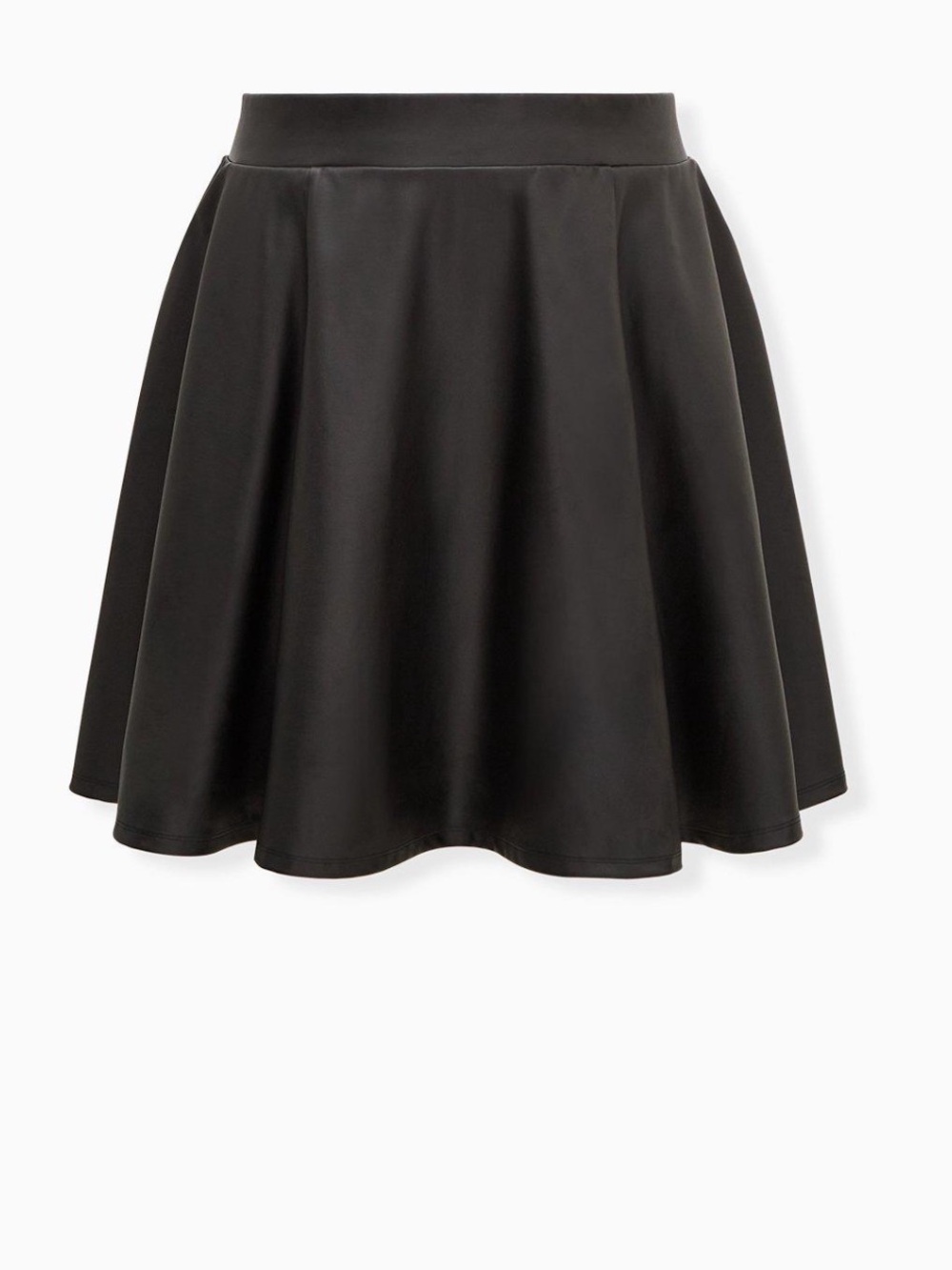 Torrid Black Skater Skirt with High Waist